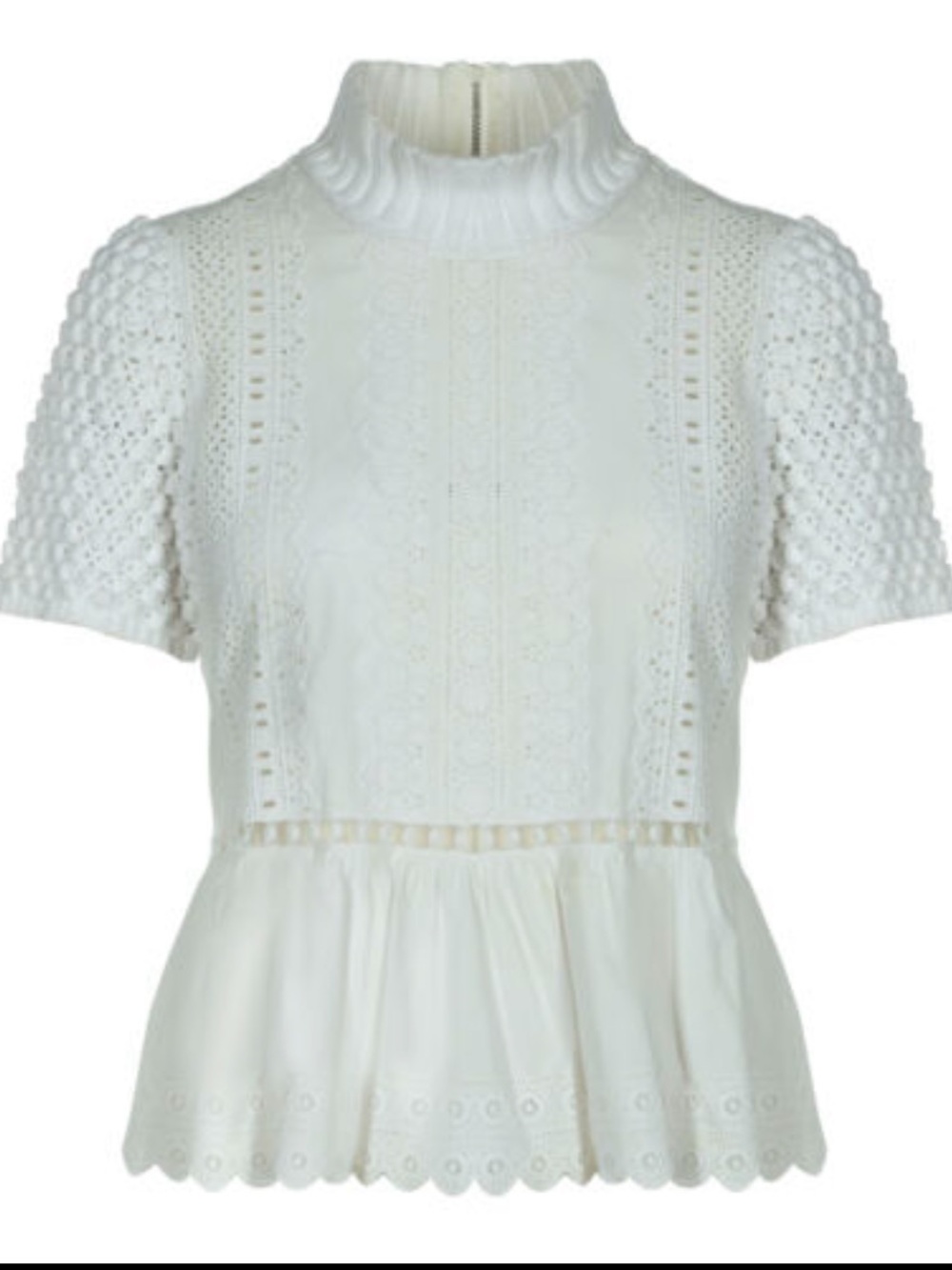 Sea New York Eyelet and Knit Top